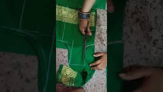 Blouse cutting stitching and final result mohini boutiquecenter [upl. by Licna]