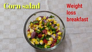 Sweet Corn salad for weight loss Healthy breakfast recipes in Tamil [upl. by Aggappe]