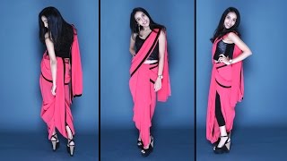 How To Wear A Dhoti Saree  Easy Method [upl. by Marceau]