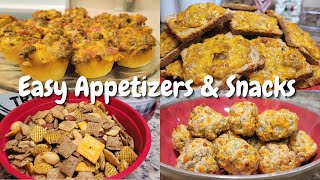 Easy Appetizers for Christmas or Anytime  StressFree Christmas Appetizers and Savory Snacks [upl. by Halak2]