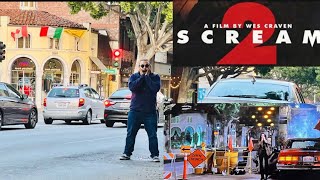 SCREAM 2 FILMING LOCATION  CAR CRASH amp HALLIES DEATH THEN AND NOW [upl. by Alisun]