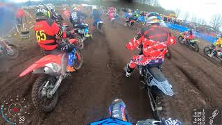 Motorcross MCLB Stekene 20240317 Nieuwelingen B reeks 1 [upl. by Enirehtacyram]