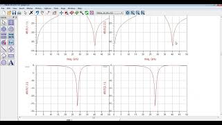 FSS Equivalent Circuit Model at 28 GHz  Metamaterial ECM design  ADS Tutorial 19 [upl. by Nelyahs]