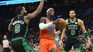 Dennis Schroder Game Winner vs Celtics 201920 NBA Season [upl. by Bartosch404]