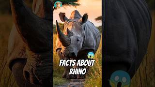 Did you Know this About Rhinos🦏 rhinofacts  rhino animaliq animalshorts [upl. by Atilek]