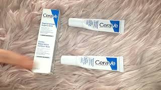 CeraVe Crème Réparatrice Contour des Yeux😲 من الأخير رأيي الصريح في أرخص كريم حول العينين من سيرافي [upl. by Idnat]