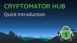 Cryptomator Hub Quick Introduction [upl. by Llecrad]