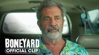 Boneyard 2024 Official Clip ‘Back 9’  Brian Van Holt Curtis quot50 Cent Jackson Mel Gibson [upl. by Lirpa]