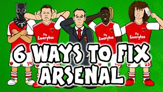 6 ways to fix Arsenal ► 442oons x Onefootball [upl. by Grissom]