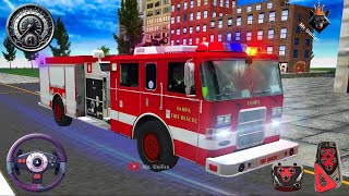 Call 112 Rosenbauer Fire Truck Games  Fireman Firefighter Rescue Driving  Android Gameplay iOS [upl. by Akenaj182]