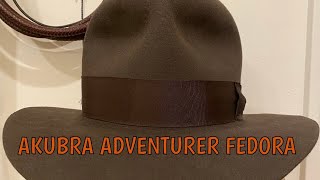 Akubra Adventurer Indiana Jones Fedora Review [upl. by Eiznekcam]