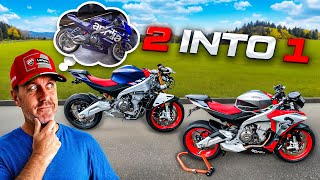 BUILDING AN APRILIA RS660 RACE BIKE FROM A WRECK  Then giving it away EP2 [upl. by Doubler]