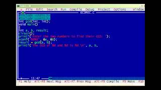 C Program to Find GCD of given Numbers using Recursion [upl. by Sylado]