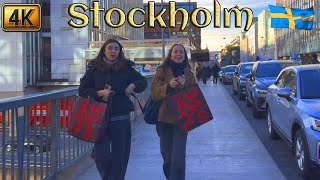 Sweden Central Stockholm 4K Walk [upl. by Emilia]