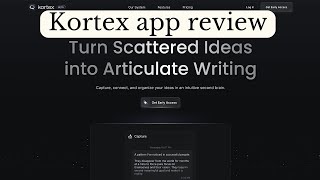 Your new knowledge base  kortex full review [upl. by Uda]