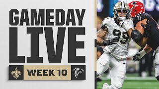 Saints vs Falcons Gameday Live  2024 NFL Week 10 [upl. by Ellehcsor368]