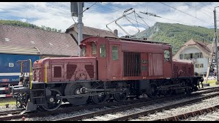 Oebb OensingenBalsthalBahn  Rangierfahrt Krodokil 15301 De 66 [upl. by Nylsirk]