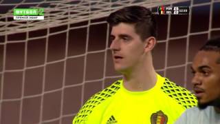 Thibaut Courtois vs Portugal Visitante 2016Amistoso [upl. by Stubbs]