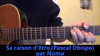 Sa raison dêtre Pascal Obispo cover  reprise à la guitare 2001 [upl. by Nerraf]