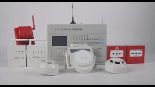 Professional wireless fire alarm system with free PC software for fire linkage program [upl. by Luke180]