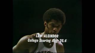 1969 Bucks vs Pistons  Lew Alcindor First NBA Game 22 [upl. by Pucida861]