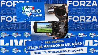 Vivo Azzurro Live prepartita ItaliaMacedonia del Nord [upl. by Yraeht]