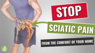 STOP Sciatic Nerve Pain FAST  Easy Home Exercises [upl. by Huxley]