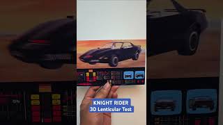 3D Knight Rider Lenticular Test shorts knighrider kitt [upl. by Nysila]