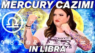 Mercury Cazimi in Libra 2023  All 12 Signs [upl. by Adnalahs]