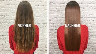 Mit diesen einfachen Mitteln wurden meine Haare glatt und seidig [upl. by Matthew]