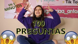 😱100 PREGUNTAS EN 5 MIN😱  IGNACIA ANTONIA 👑 [upl. by Yerok]