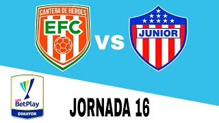 Envigado 00 Junior en vivo Clausura Colombia Jornada 16 [upl. by Raquel]