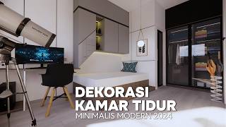 Dekorasi kamar tidur 2024 minimalis modern HCLSTUDIO [upl. by Guyon]