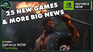 GeForce NOW News  25 New Games amp BIG Gamescom Announcements [upl. by Odragde539]