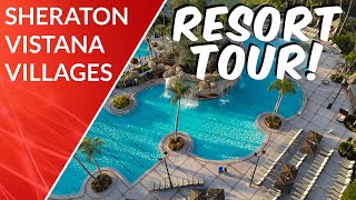 Sheraton Vistana Villages  FULL RESORT TOUR  International Drive Orlando [upl. by Meagher]