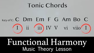 Functional Harmony  Music Theory Lesson [upl. by Alina]