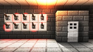 Lever Passcode Activated Door  Minecraft Tutorial [upl. by Werner171]