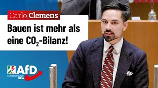 Bauen ist mehr als eine CO2Bilanz – Carlo Clemens AfD [upl. by Alisen]