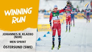 Klaebo outclasses his rivals in Mens Sprint race  FIS Cross Country World Cup 2324 [upl. by Greenwood]