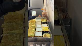 Korean Street Toast  Making Cabbage Egg Sandwich shortvideo [upl. by Ramar432]