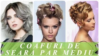 Modele coafuri de seara par mediu 2018 [upl. by Oravla]