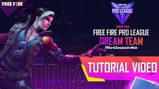 Free Fire Pro League Dream Team Tutorial Video  FFPL 2021 Summer [upl. by Onilecram758]