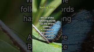 Spelling Time 460 spelling englishlearning englishvocabulary questions quiz [upl. by Clementis999]