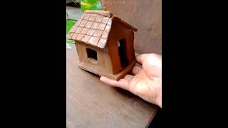 Soil House Making Clay House Making shorts youtubeshorts viral art [upl. by Reames42]