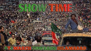 PTIS BIGGEST POWER SHOW ON THE ROAD TO ISLAMABAD  IMRAN KHAN IS MAKING HIS RETURN [upl. by Grange]