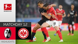 SC Freiburg  Eintracht Frankfurt 02  Highlights  Matchday 12 – Bundesliga 202122 [upl. by Corneille429]