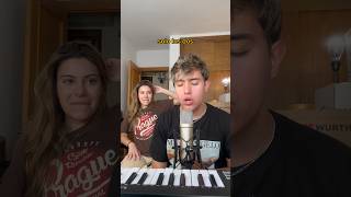 HICE UNA CANCION CON 3 PALABRAS Y MI NOVIA REACCIONÓ ASÍ😳 [upl. by Darcie]