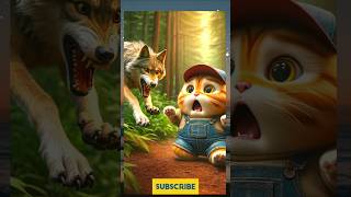 The kitten is lost😱 cat cute catlover kitten funny aiart catlover shorts kitty meow ai [upl. by Nibuz645]