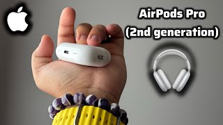 AirPods Pro 2nd generation with MagSafe Charging Case USB‑C  Unboxing and Mic Testing [upl. by Yesnyl370]