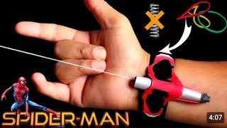 Simple and easy web shooter  How To Make Spider Man Web Shooters without Spring  xperiment at home [upl. by Raybin322]